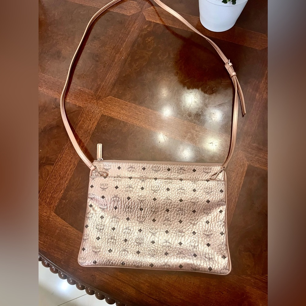 MCM Crossbody/Clutch- Rose Gold